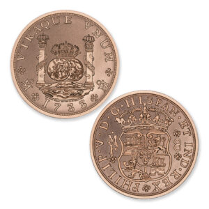 COLONIAL TRIBUTE SERIES - PILLAR DOLLAR - 1OZ - 39MM