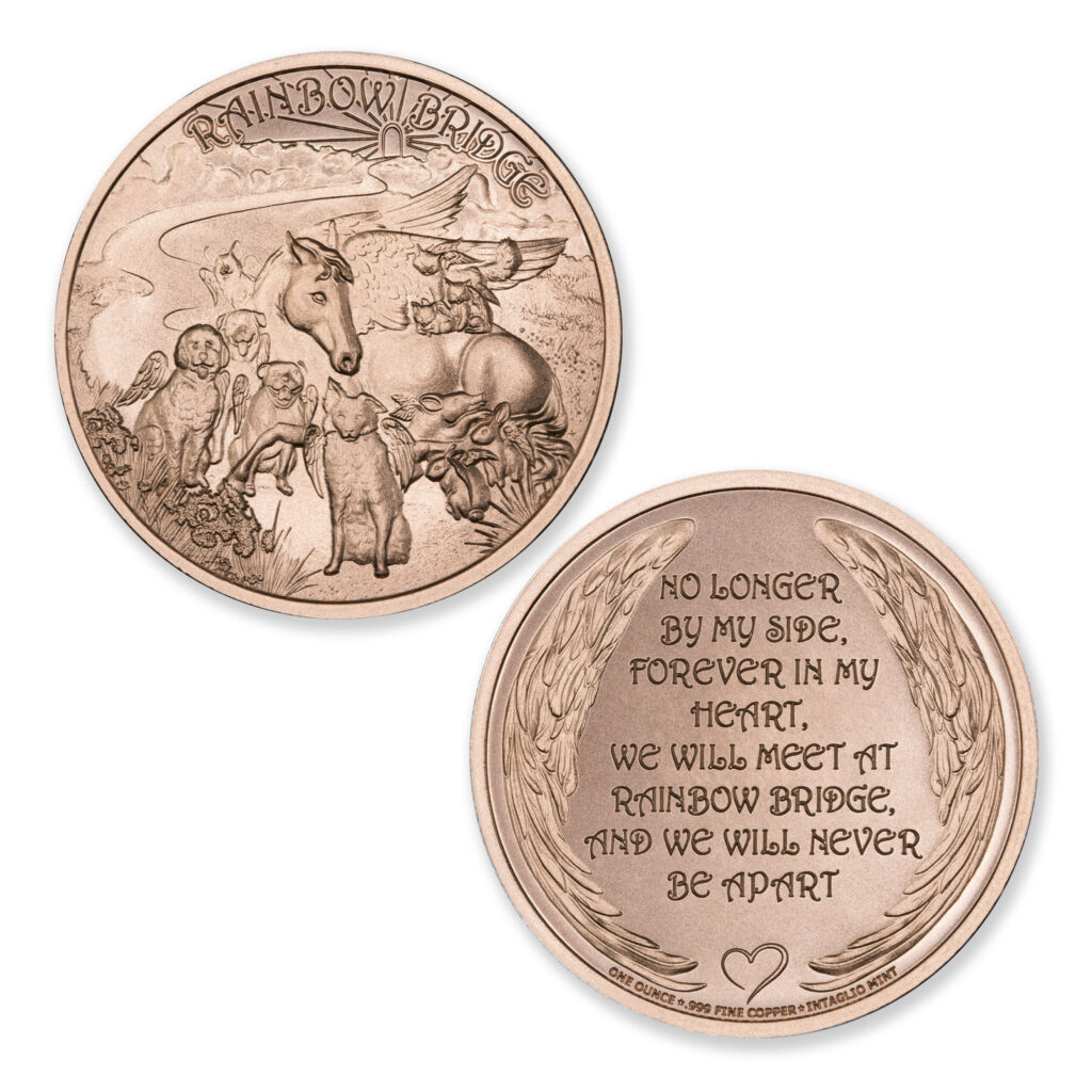 RAINBOW BRIDGE - REMEMBRANCES - 1OZ - 39MM - CU