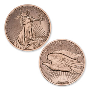 MODERN U.S. COIN TRIBUTES - SAINT-GAUDENS DOUBLE EAGLE TRIBUTE - 1OZ - 39MM