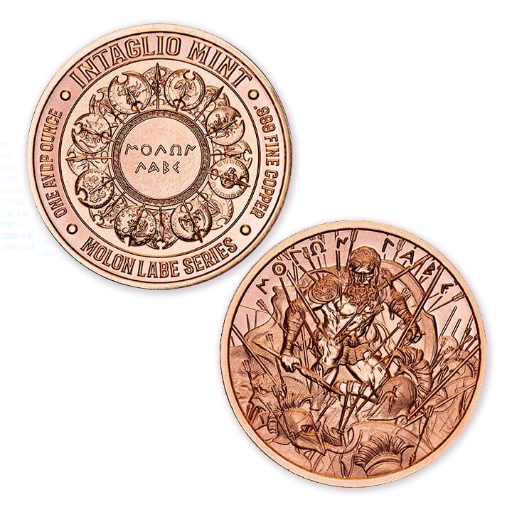 MOLON LABE COLLECTION - TYPE X - 1OZ - 39MM - Image 1