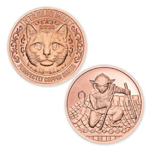 PURRFECTLY COPPER SERIES - NINJA CAT - 1OZ - 39MM