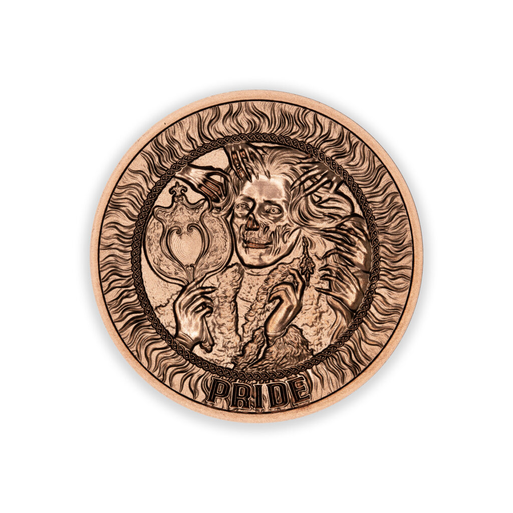 SEVEN DEADLY SINS - PRIDE - 1OZ - 39MM - CU