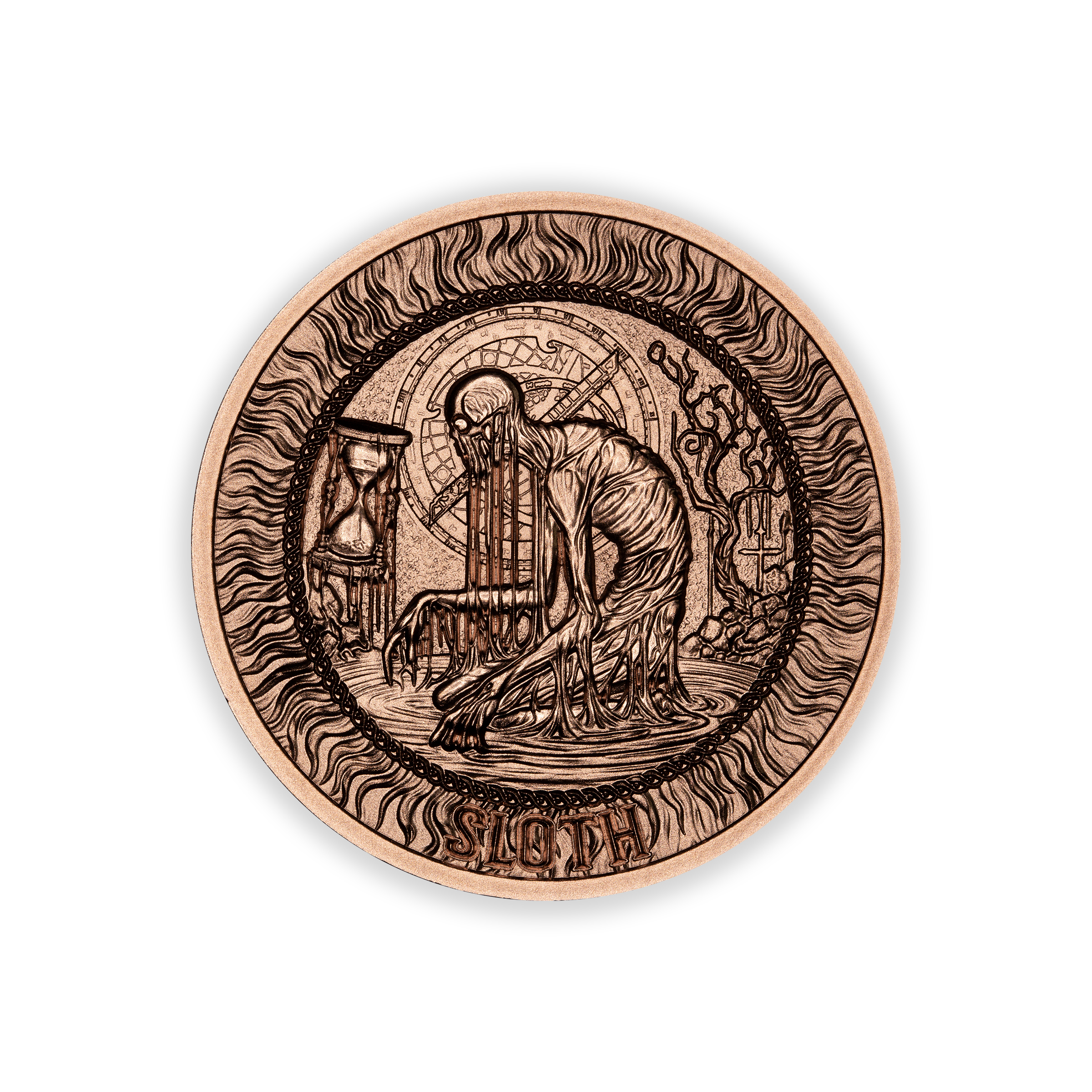 SEVEN DEADLY SINS - SLOTH - 1OZ - 39MM - Image 2