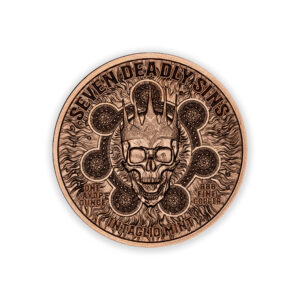 SEVEN DEADLY SINS - SLOTH - 1OZ - 39MM