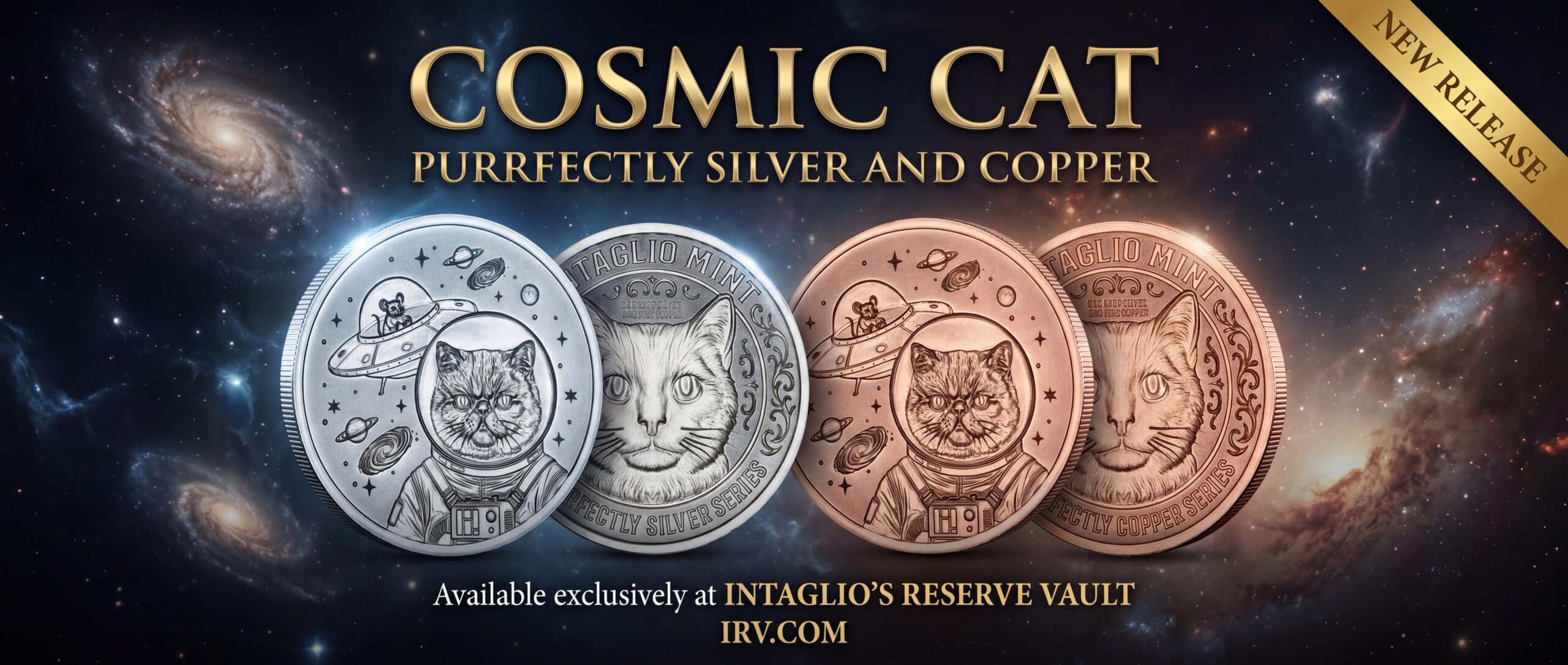 Cosmic Cat - The latest release in Purrfect Silver Series