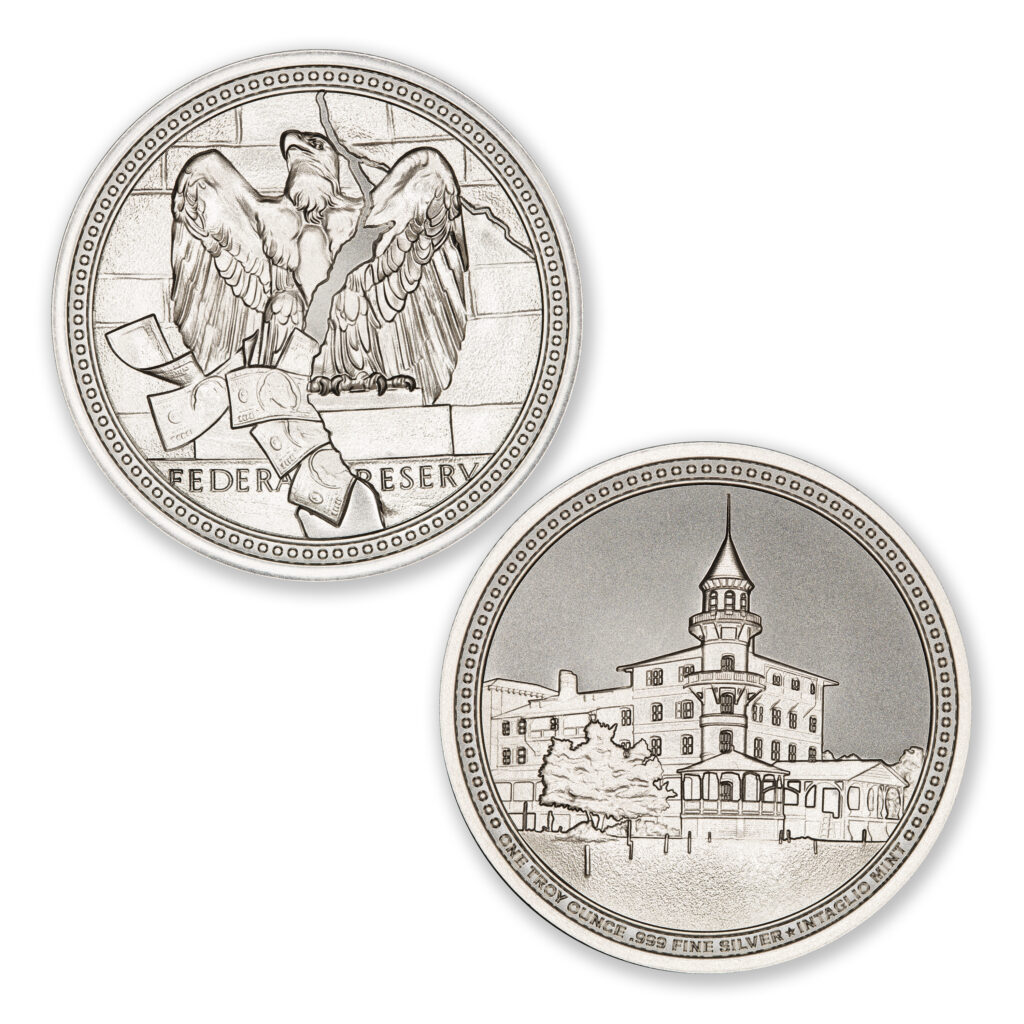 FIAT DECAY SERIES - TYPE I - JEKYLL ISLAND – 1 TROY OUNCE – 39MM