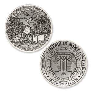 YELLOWSTONE - DON'T PET THE FLUFFY COWS – 1 TROY OUNCE – 39MM