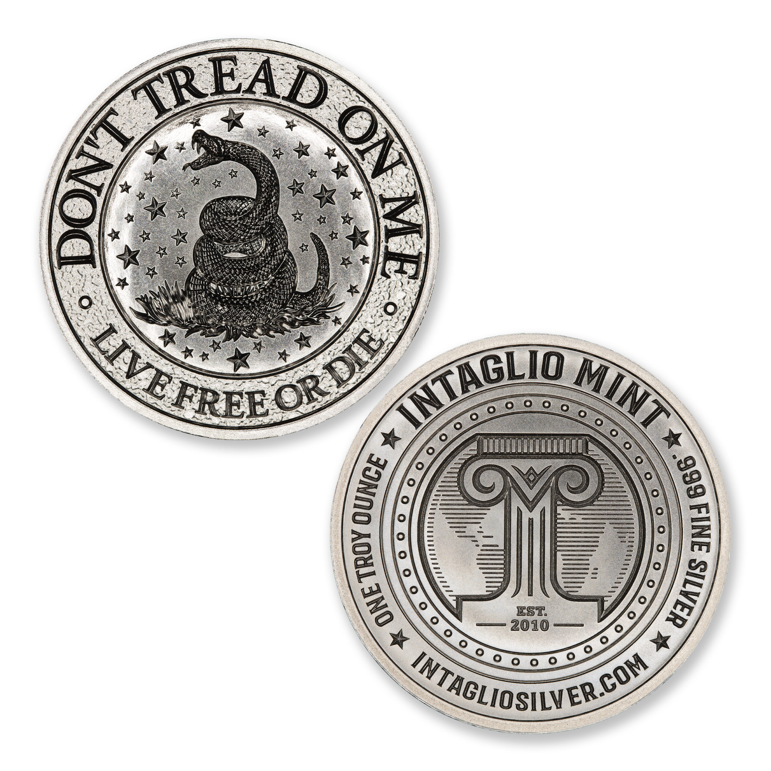DON'T TREAD ON ME – 1 TROY OUNCE – 39MM - Image 1