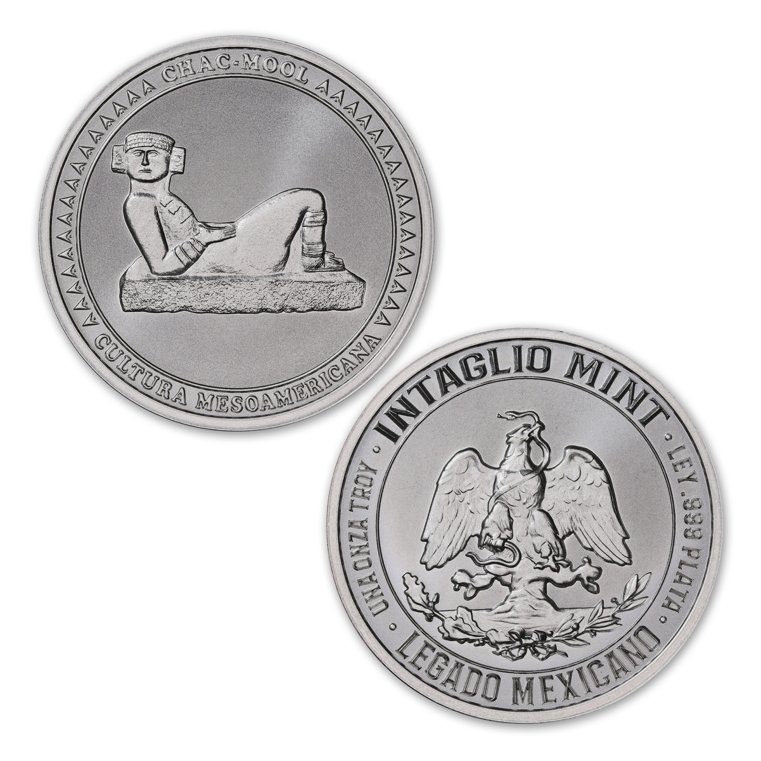 LEGADO MEXICANO SERIES – CHAC-MOOL – 1 TROY OUNCE – 39MM - Image 1
