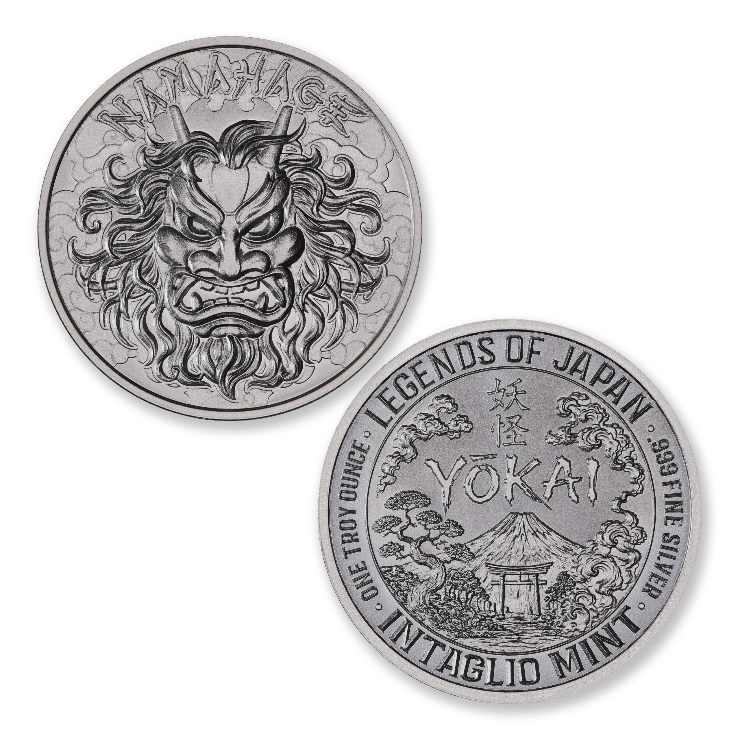 YOKAI: LEGENDS OF JAPAN – NAMAHAGE – 1 TROY OUNCE – 39MM - Image 1