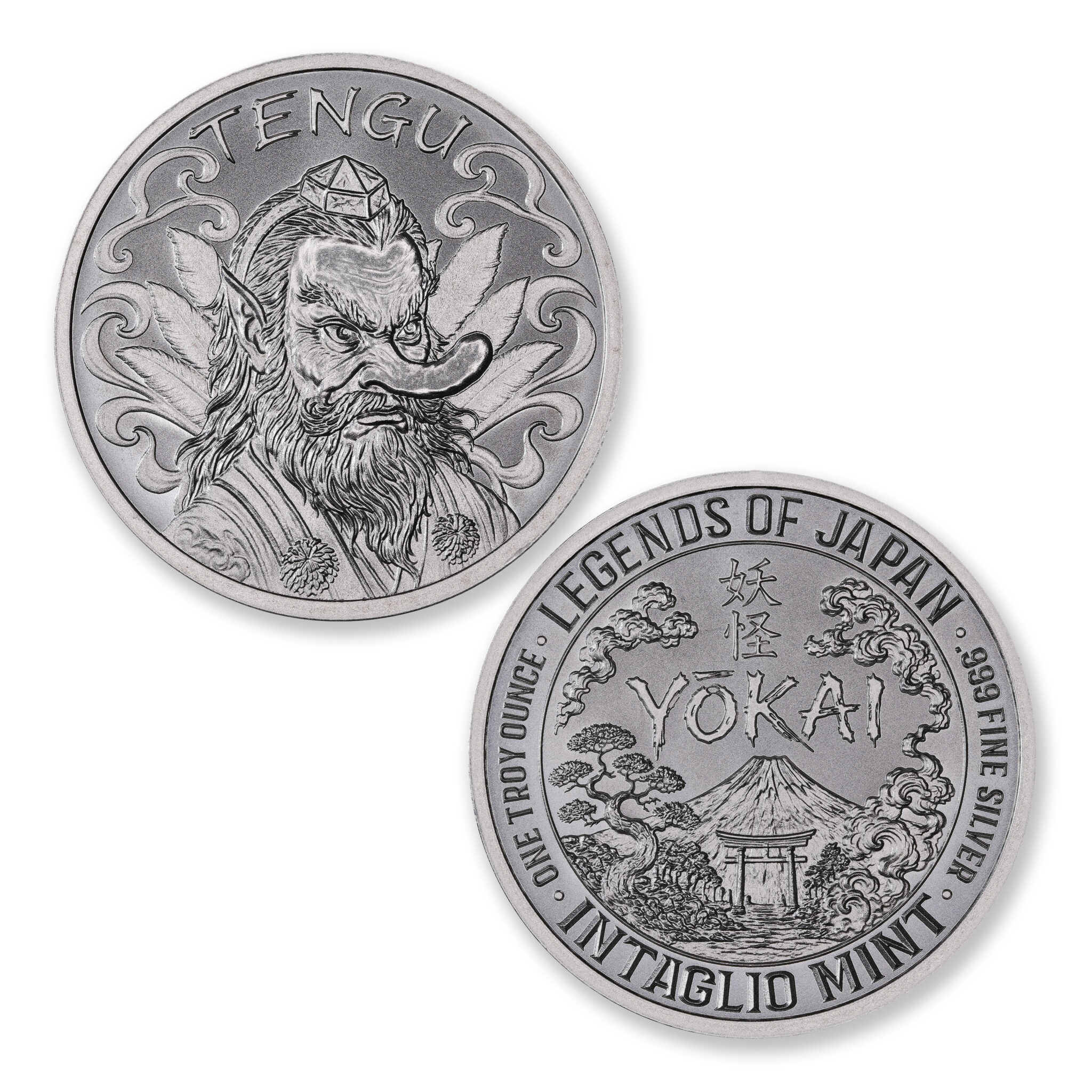 YOKAI: LEGENDS OF JAPAN – TENGU – 1 TROY OUNCE – 39MM