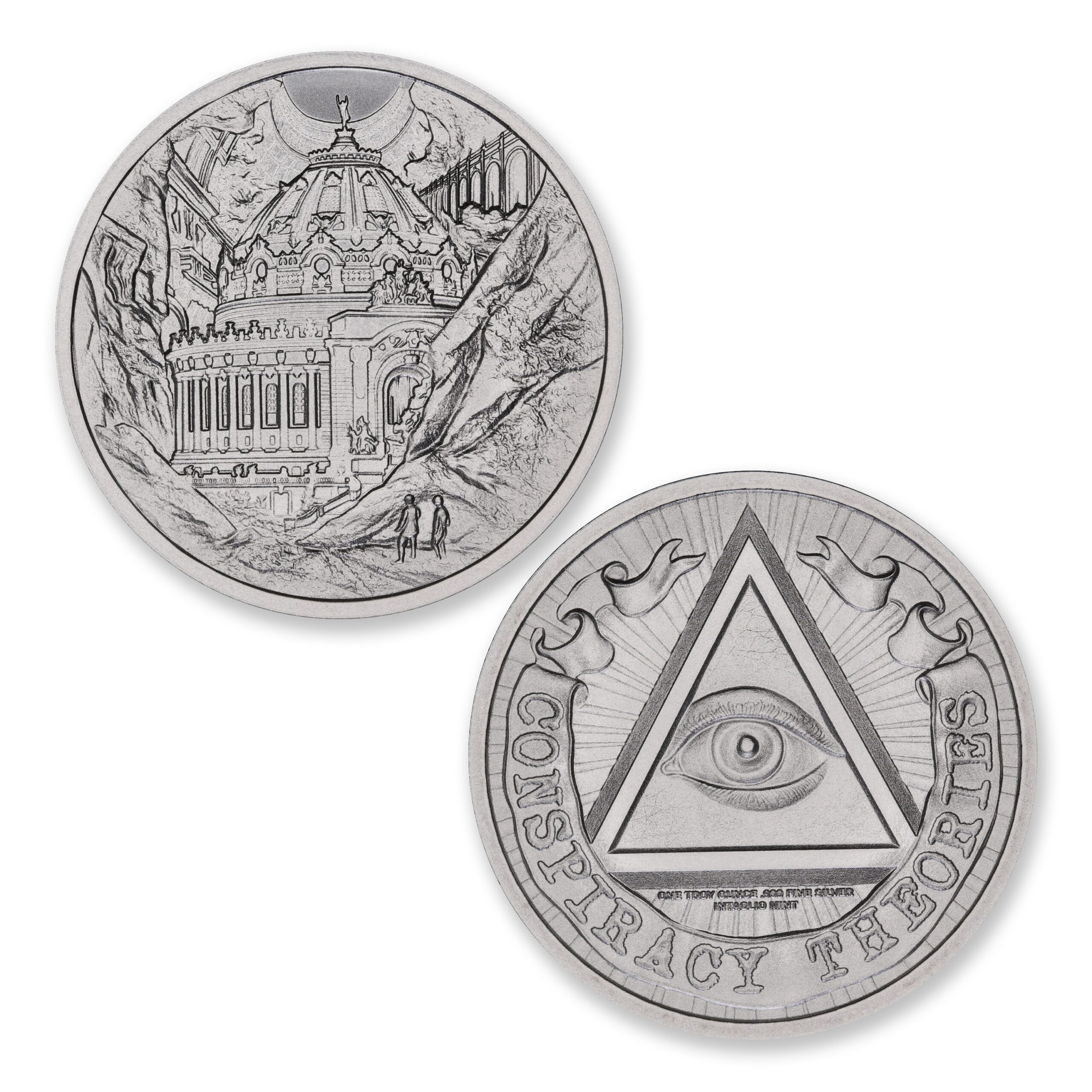 CONSPIRACY THEORIES SERIES - TARTARIA – 1 TROY OUNCE – 39MM - Image 1