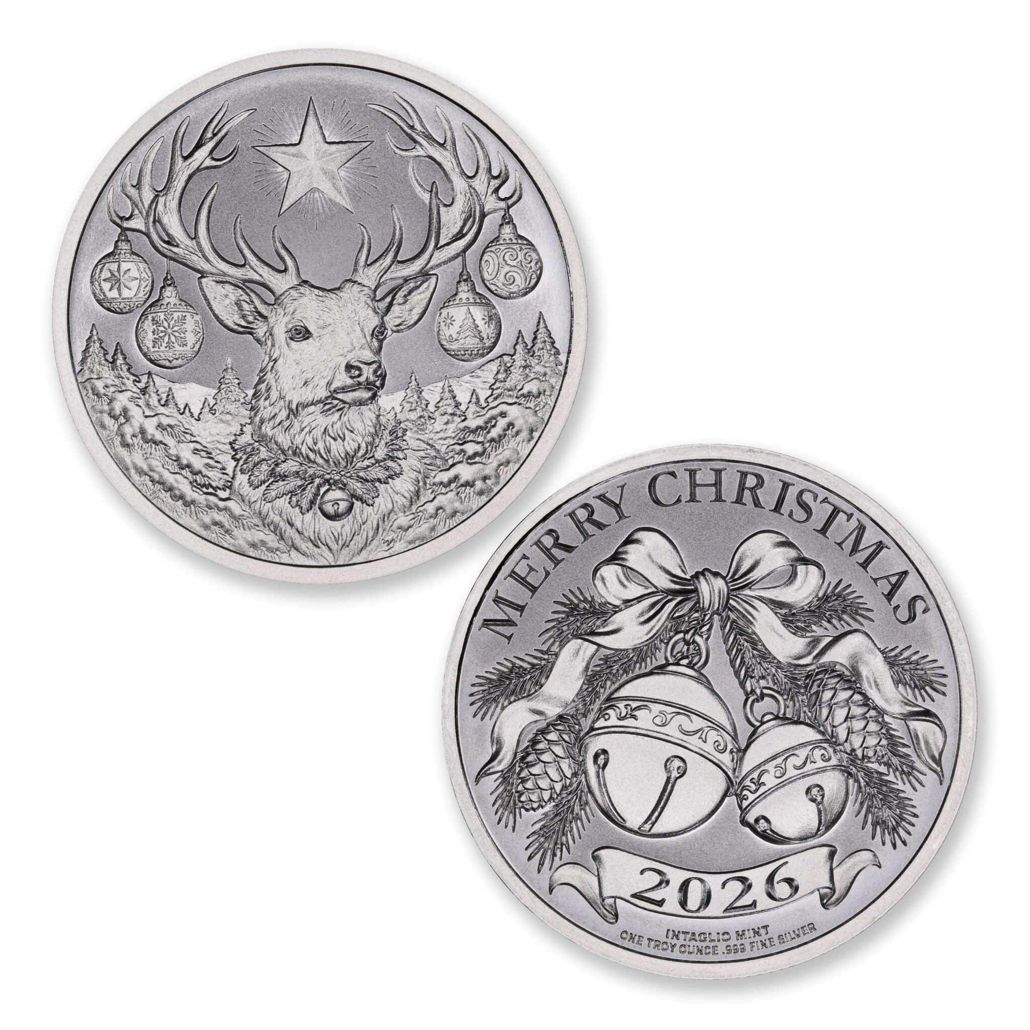 CHRISTMAS 2026 - STAG - 1 TROY OUNCE – 39MM