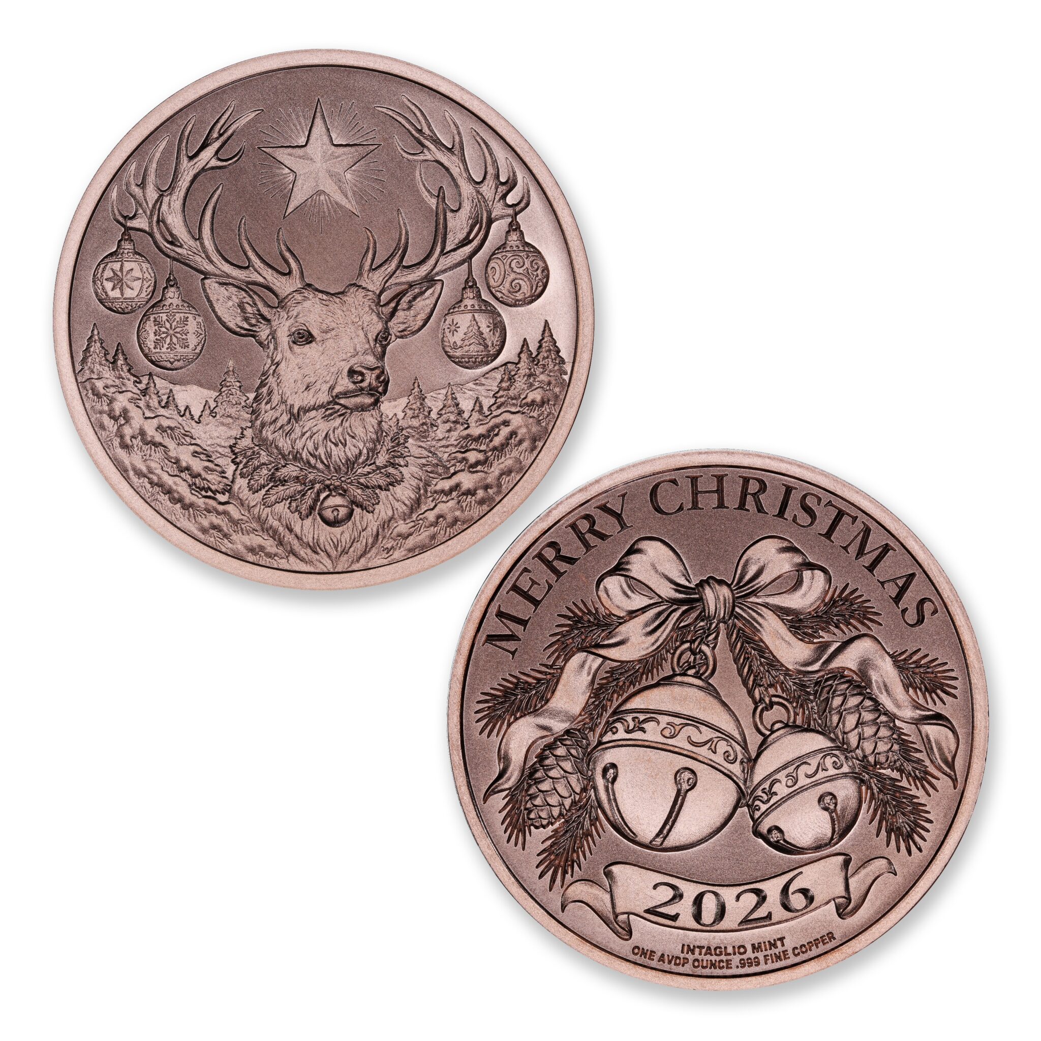 CHRISTMAS 2026 – STAG – 1OZ – 39MM – CU
