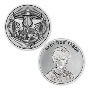 WILD WEST LEGENDS SERIES - BABY DOE TABOR – 1 TROY OUNCE – 39MM - Image 1