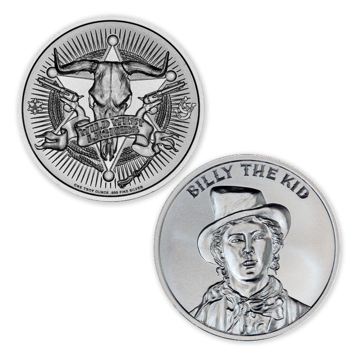 BILLY THE KID – 1 TROY OUNCE – 39MM